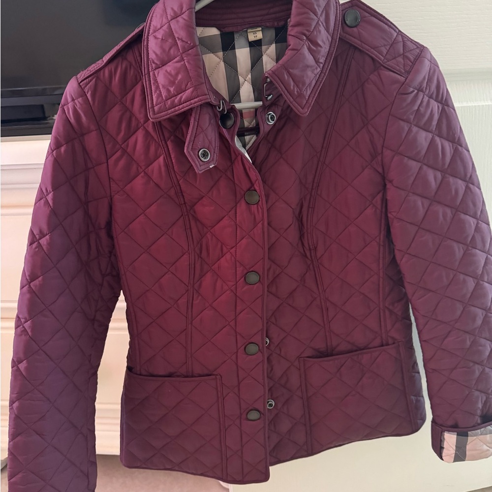 Burberry Puffer Jacket with Diamond Quilting